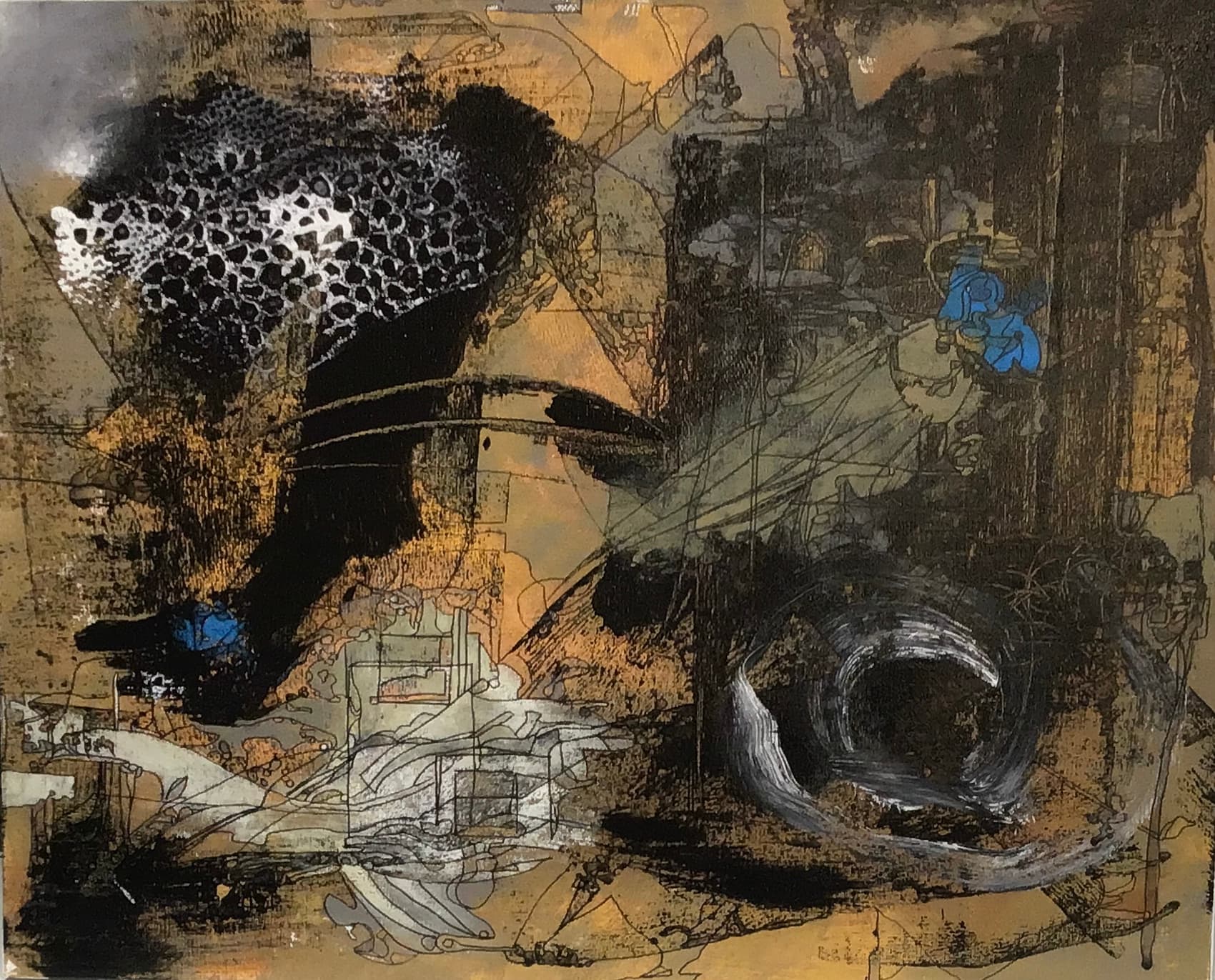 “#4”, painting by Elizabeth Hlookoff