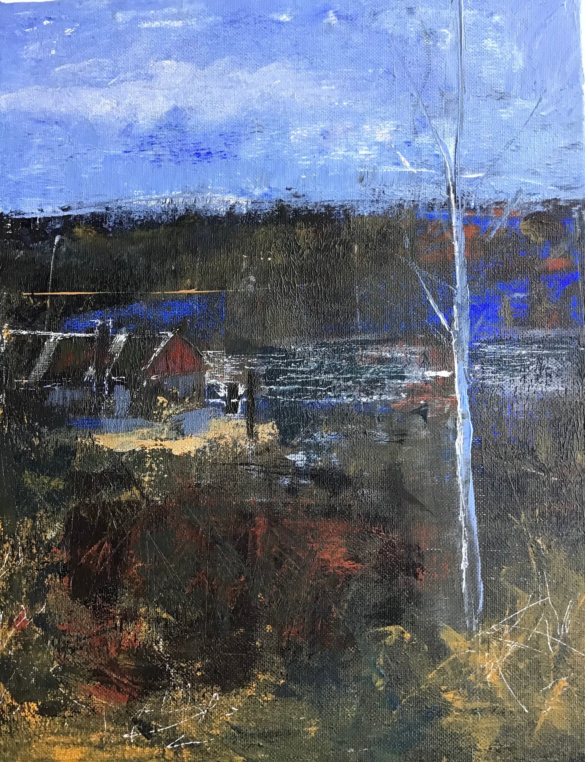 “End of the Trail”, painting by Elizabeth Hlookoff